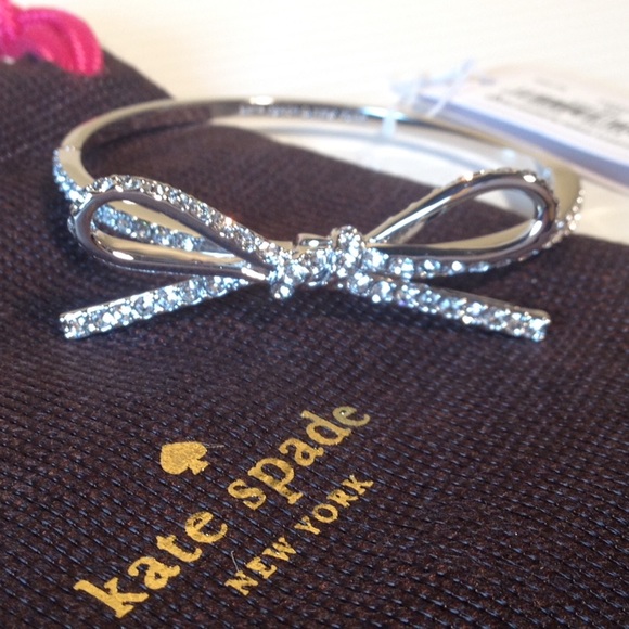 kate spade Jewelry - SALE!❤️NWT Kate Spade Skinny Pave Bow Bracelet