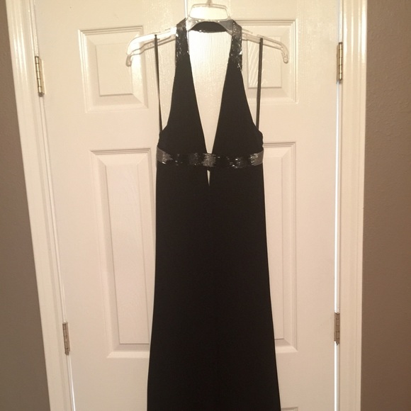 BCBG formal black dress