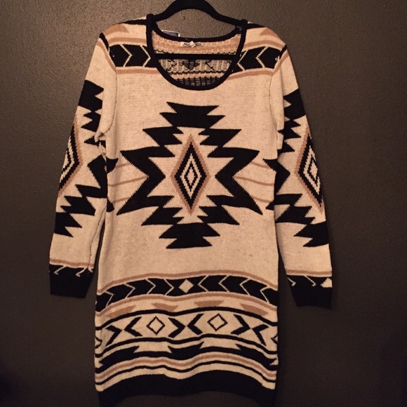 Sweaters - Aztec sweater dress / tunic