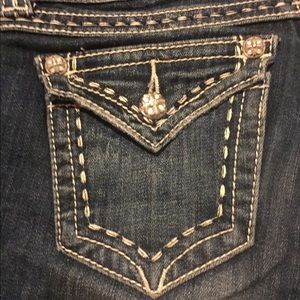 Miss Me 26 thick thread jeans