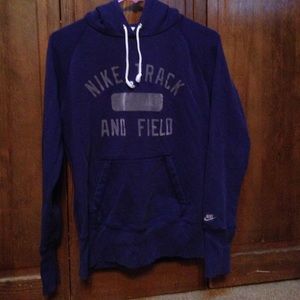 Nike, women's track and field hoodie