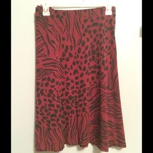 Print skirt