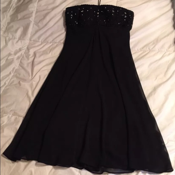 Black Cocktail Dress - Eva Blue - Size 10 - Picture 2 of 4