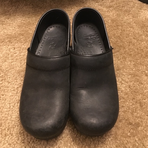 Black Dansko clogs
