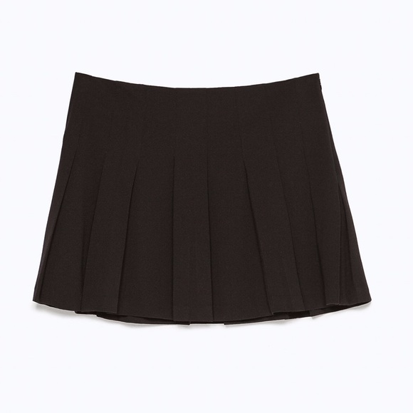 NWT Zara Pleated Mini Skirt