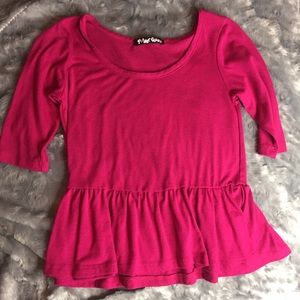 Pink Babydoll Top