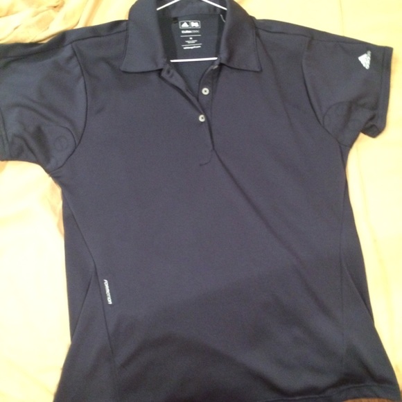 Navy Adidas women's golf polo