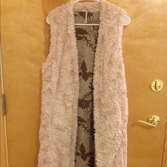 Long Free People Vest- worn once