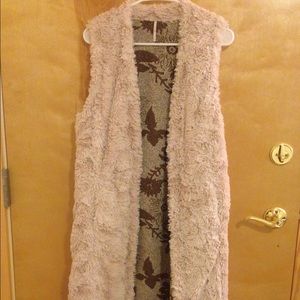 Long Free People Vest- worn once