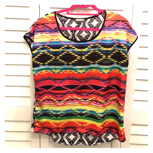 Vibrant Tribal Blouse