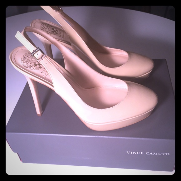 New Vince Camuto Norita patent leather pumps