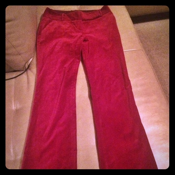 Red Velvet pants by The Limited (Cassidy fit)