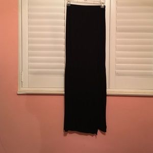 Black full length skirt