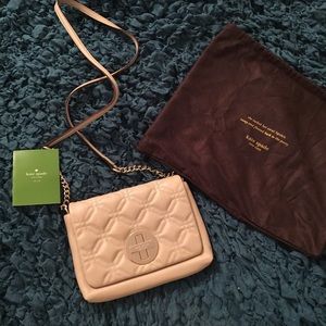 Kate spade cross body cream bag