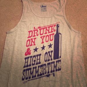Drunk on You & High on Summertime Tanktop