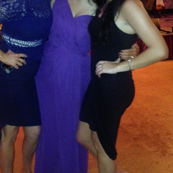 Black wrap bodycon dress - Picture 2 of 3