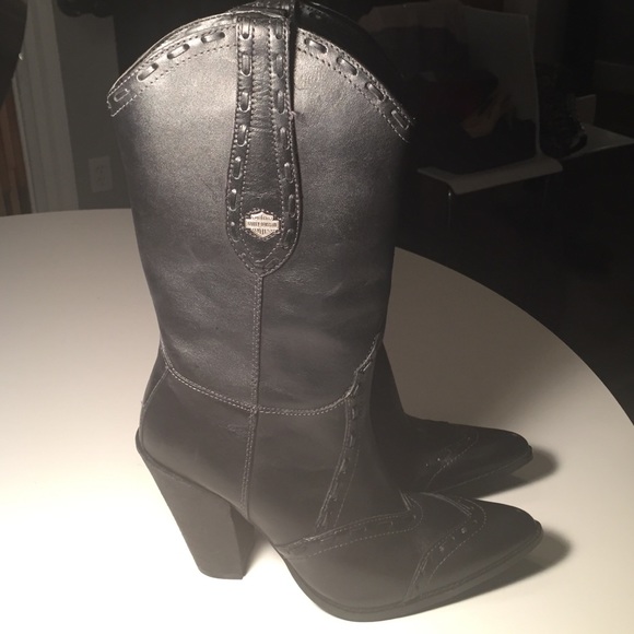 Authentic leather Harley Davidson boots