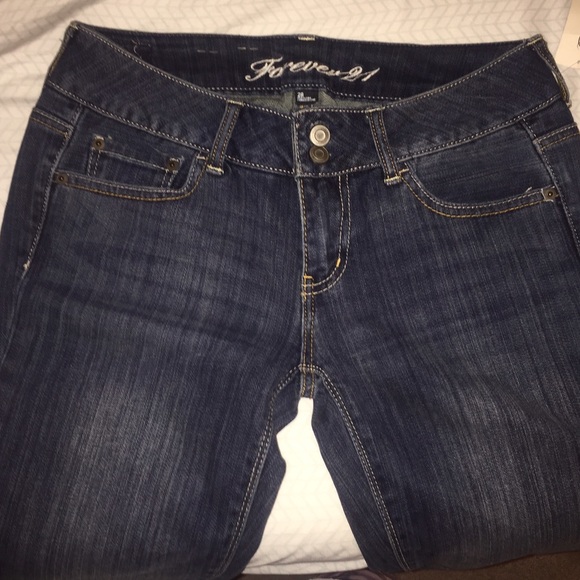Boot cut low rise (flare) denim jeans. Never worn!