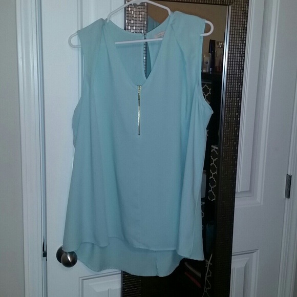 Baby Blue (Slightly High-Low) Tank