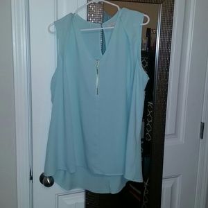 Baby Blue (Slightly High-Low) Tank