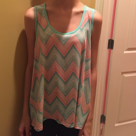 Chevron tank top