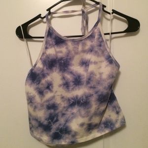 tie dye halter top