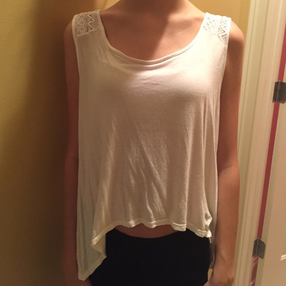 Crop top(ish) tank top