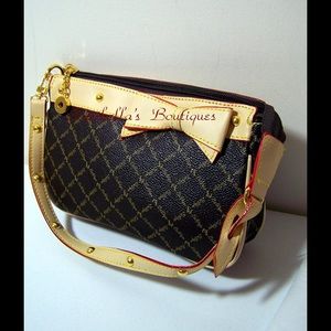 New Monogram & Faux Leather Bag - Closeout Sale