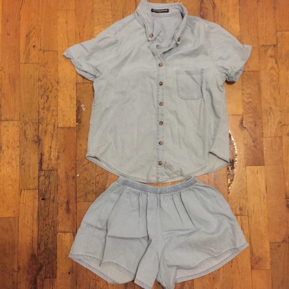 Brandy Melville denim two piece