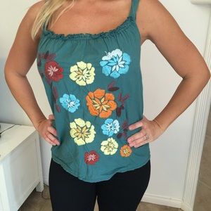 Boho flowery tank