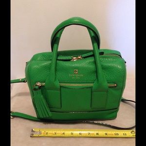Kate Spade green satchel