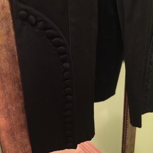 Black Sanimi London Matador-Style Slacks, Size M