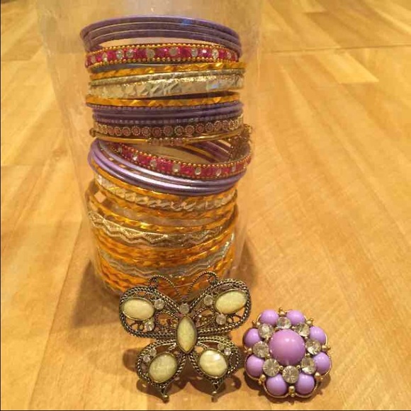 Bangle and ring bundle - Picture 4 of 4