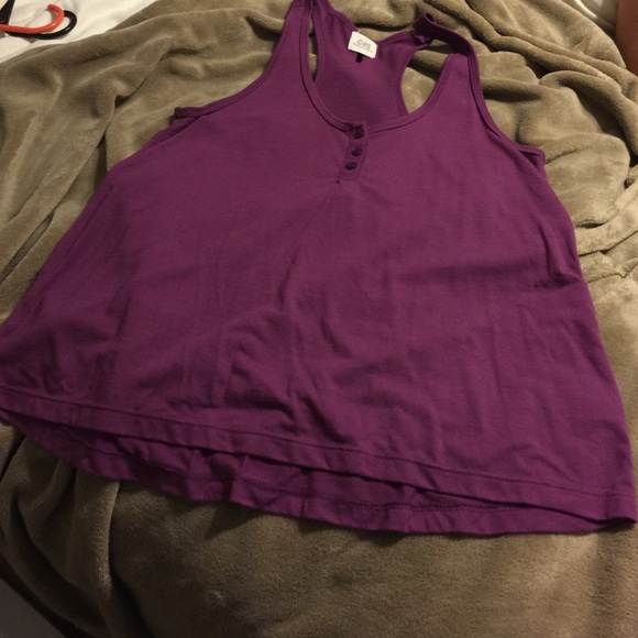 Purple tank