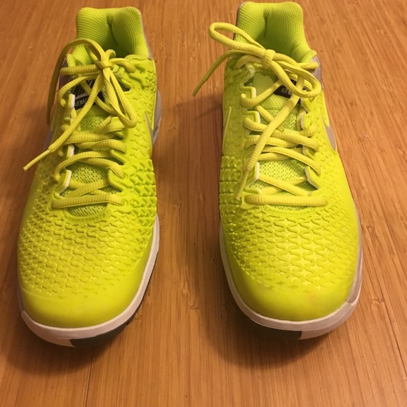 Nike Shoes Nike Air Max Cage Yellow Womens Tennis Shoes