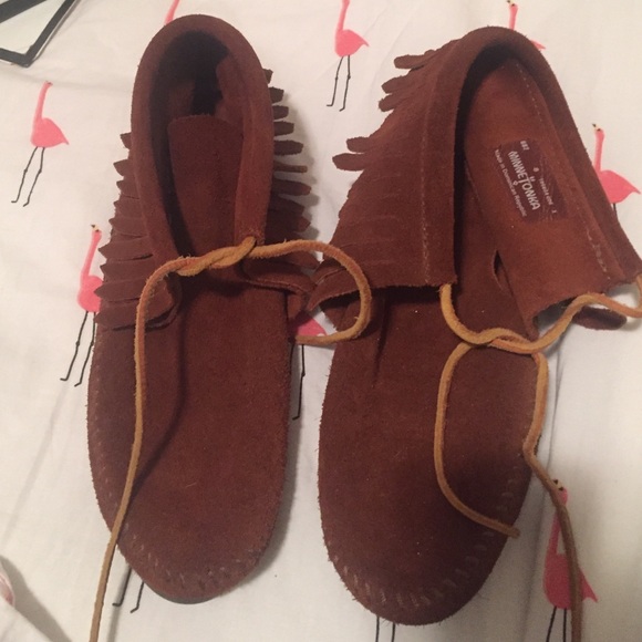 Minnetonka Fringe Booties