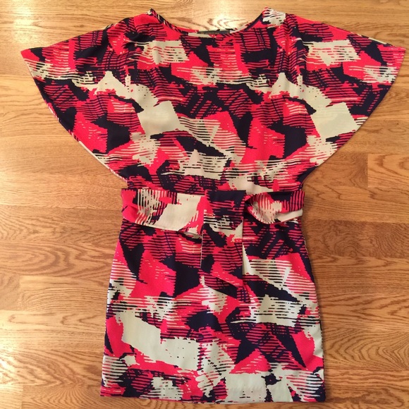 Multicolored kimono style dress from The Limited