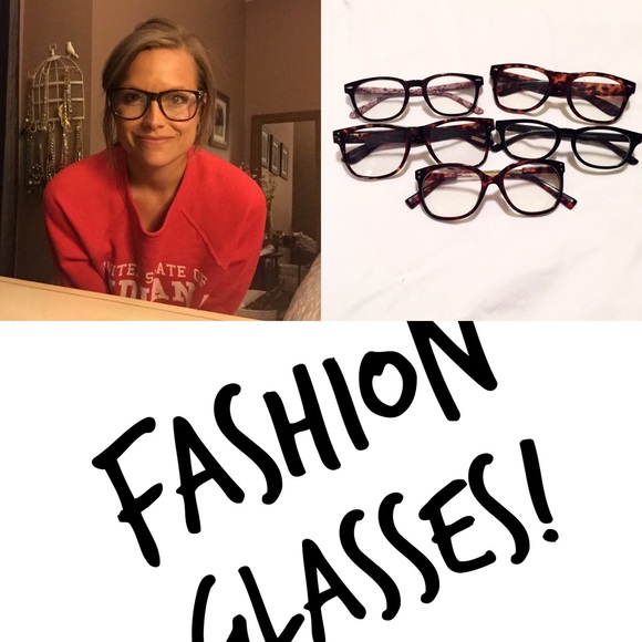 Assortment of fashion glasses - not prescription!