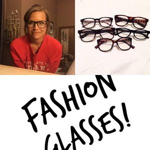 Assortment of fashion glasses - not prescription!