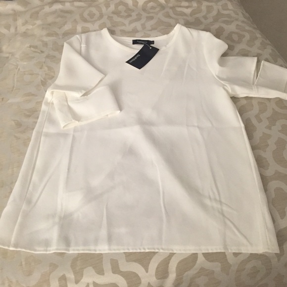 White fashion top