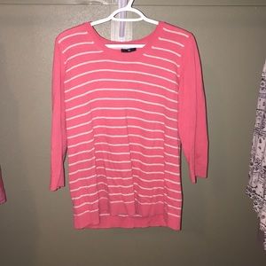 3/4 Sleeve Pink Sweater