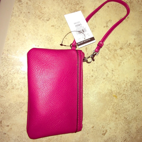 Wilsons leather clutch