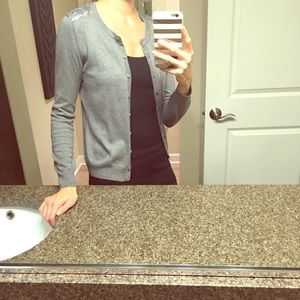 Gray sweater