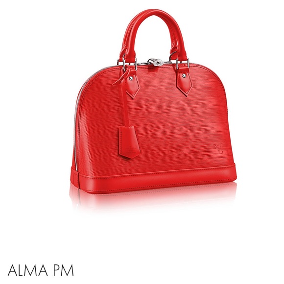 Louis Vuitton Alma Pm Epi Carmin