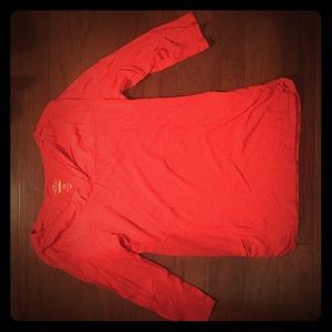 Old Navy Coral 3/4 sleeve top