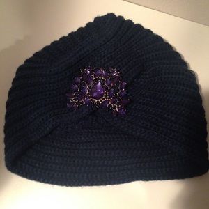 Navy Gem Turban