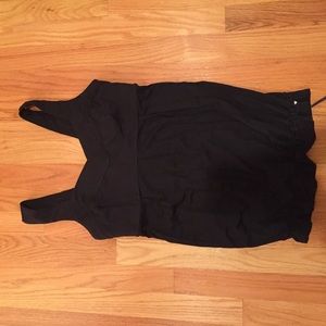 Lululemon Black Pull Waist Tank