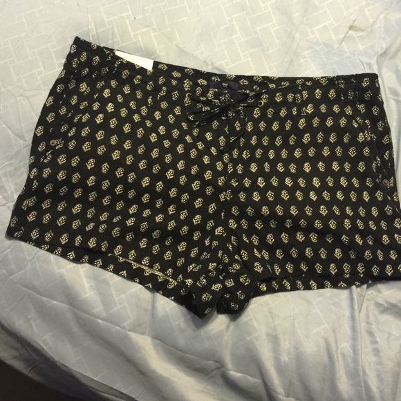 Gap Linen-blend bandana print shorts (size 18)