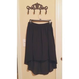 Black Flowy Skirt