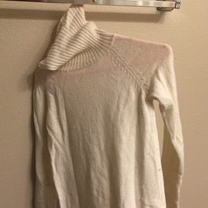 Cream turtleneck sweater